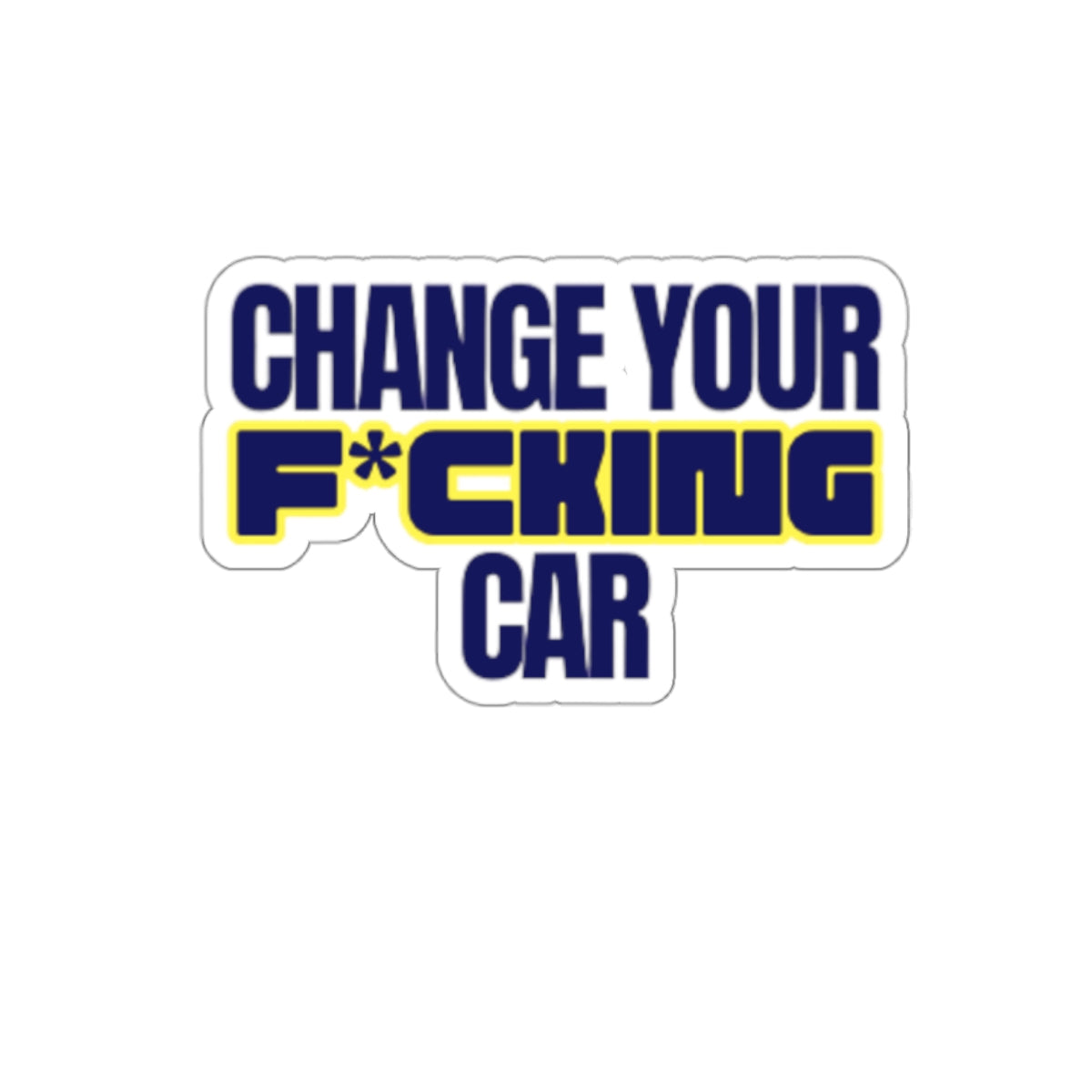 Change Your Car Sticker